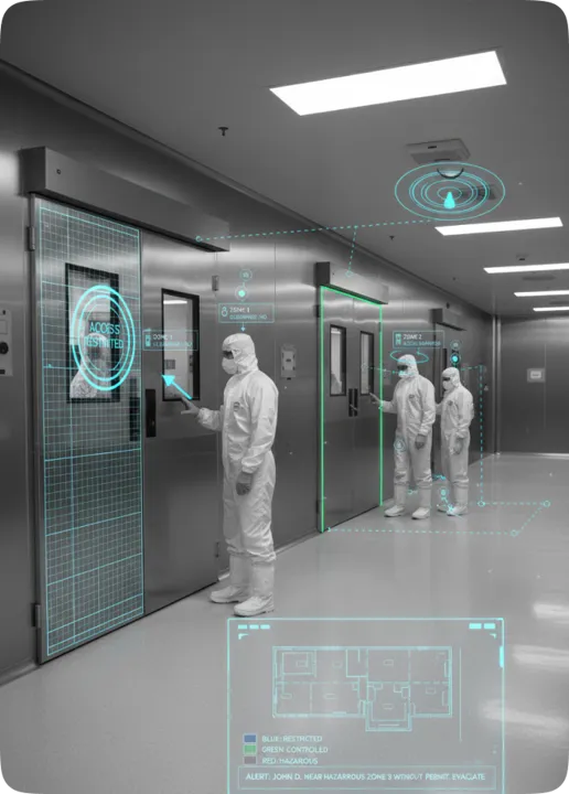 Improve Personnel Safety & Cleanroom Zone Control